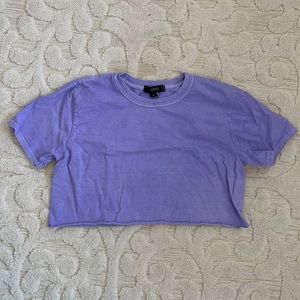 Misguided | purple | crop top